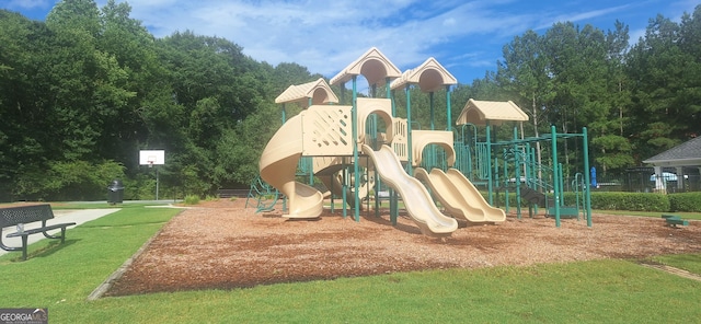 7314 Basalt Dr, Union City, GA 30291 - communal playground featuring a yard
