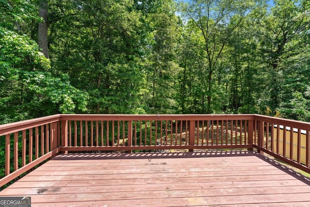 350 Paces Dr, Lithia Springs, GA 30122 - view of wooden terrace
