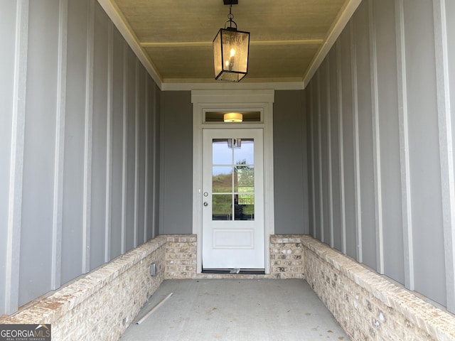 179 Merwood Ln Unit 125, Jefferson, GA 30549 - view of exterior entry with board and batten siding