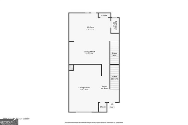 710 Oakview Rd, Decatur, GA 30030 - property floor plan