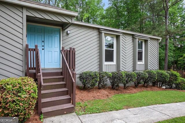 3006 Alberta Dr, Marietta, GA 30062 - view of front of property with a shingled roof and a front yard