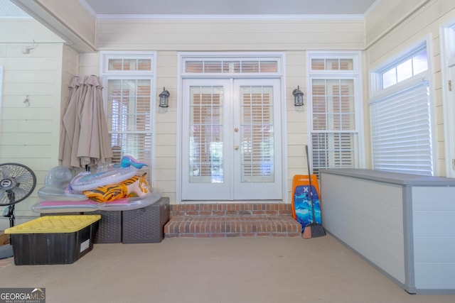 11389 Whitesville Rd, Fortson, GA 31808 - entrance to property featuring french doors