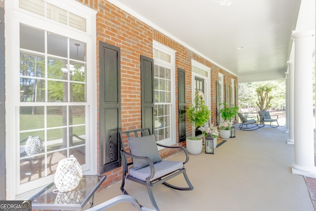 11389 Whitesville Rd, Fortson, GA 31808 - view of porch