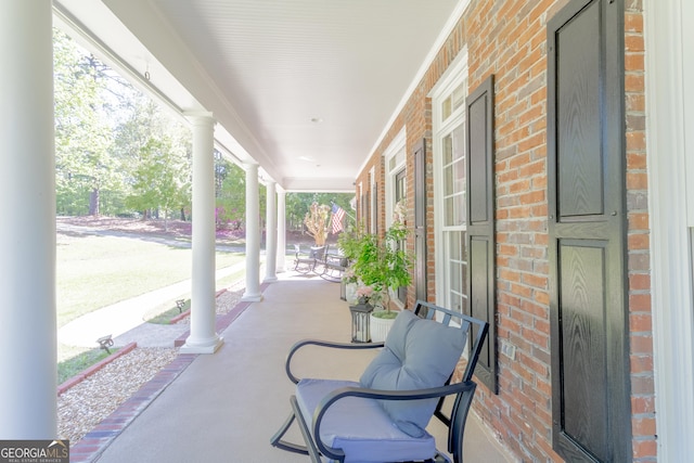 11389 Whitesville Rd, Fortson, GA 31808 - view of covered porch
