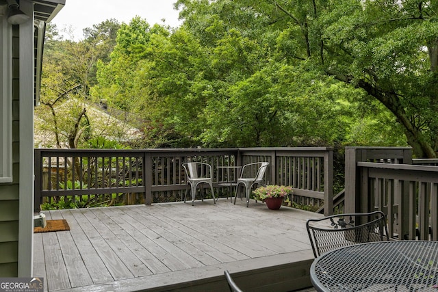 1682 Grace St SE, Atlanta, GA 30316 - view of wooden deck