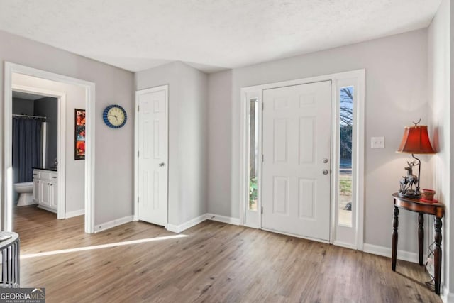 397 Harvey Lokey Rd, Bethlehem, GA 30620 - entryway with wood finished floors and baseboards