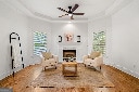 414 Dogwood Way, Canton, GA 30114 - living area featuring a fireplace and plenty of natural light