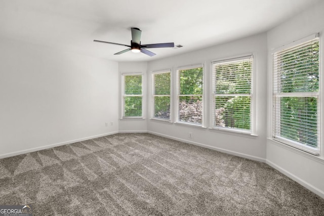 414 Dogwood Way, Canton, GA 30114 - carpeted spare room with a ceiling fan, plenty of natural light, and baseboards