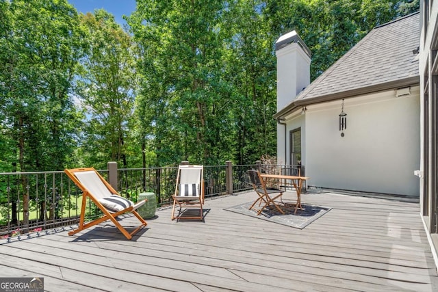 414 Dogwood Way, Canton, GA 30114 - view of wooden deck