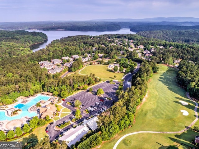 414 Dogwood Way, Canton, GA 30114 - view of property location featuring a forest, a nearby body of water, a pool area, and a local golf course