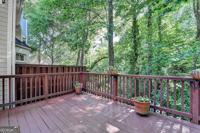 248 Riverview Trl, Roswell, GA 30075 - view of wooden deck