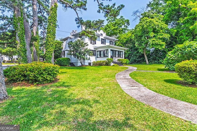 209 Forest Hill Rd, Macon, GA 31210 - view of front of house featuring a front lawn