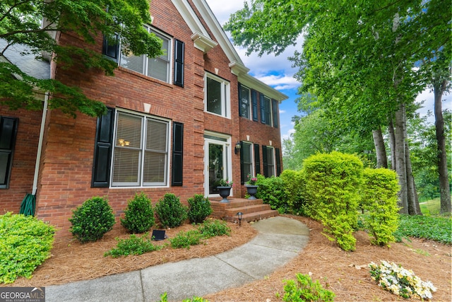 3642 Fowler Rdg, Douglasville, GA 30135 - view of exterior entry with brick siding