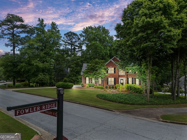 3642 Fowler Rdg, Douglasville, GA 30135 - view of front of house with a yard and brick siding