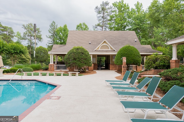 3642 Fowler Rdg, Douglasville, GA 30135 - community pool featuring a patio area