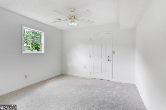 320 Edna Dr, Stockbridge, GA 30281 - carpeted spare room featuring ceiling fan and baseboards