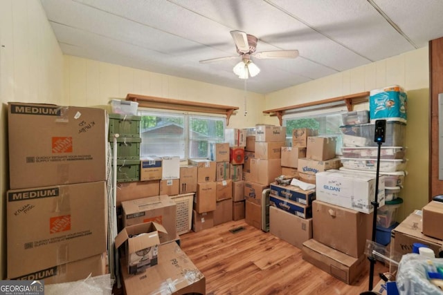 293 Timber Ridge Dr, Athens, GA 30607 - storage area with a ceiling fan