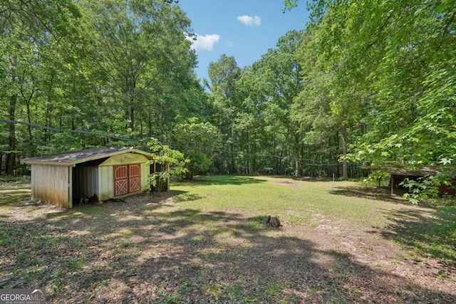 293 Timber Ridge Dr, Athens, GA 30607 - view of yard with a forest view
