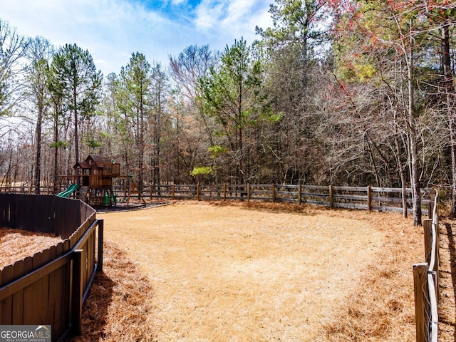 15 Jamilee Cv, Cartersville, GA 30120 - view of yard with a playground