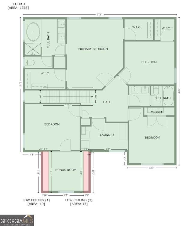 15 Jamilee Cv, Cartersville, GA 30120 - home floor plan