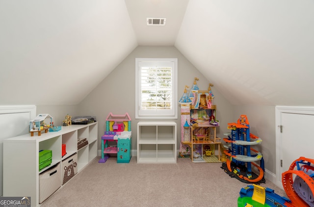 15 Jamilee Cv, Cartersville, GA 30120 - rec room with carpet flooring and lofted ceiling