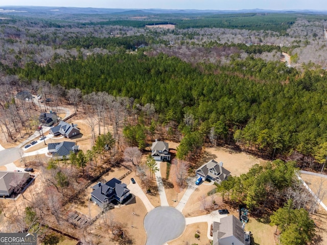 15 Jamilee Cv, Cartersville, GA 30120 - aerial overview of property's location with a heavily wooded area