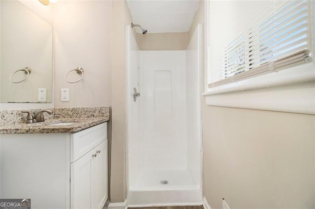 2641 Clifton Springs Rd, Decatur, GA 30034 - full bath with a shower, vanity, and baseboards