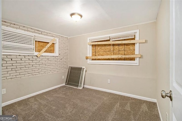 2641 Clifton Springs Rd, Decatur, GA 30034 - carpeted spare room featuring crown molding, plenty of natural light, and baseboards