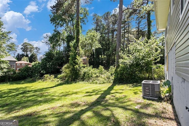 2641 Clifton Springs Rd, Decatur, GA 30034 - view of grassy yard with central air condition unit