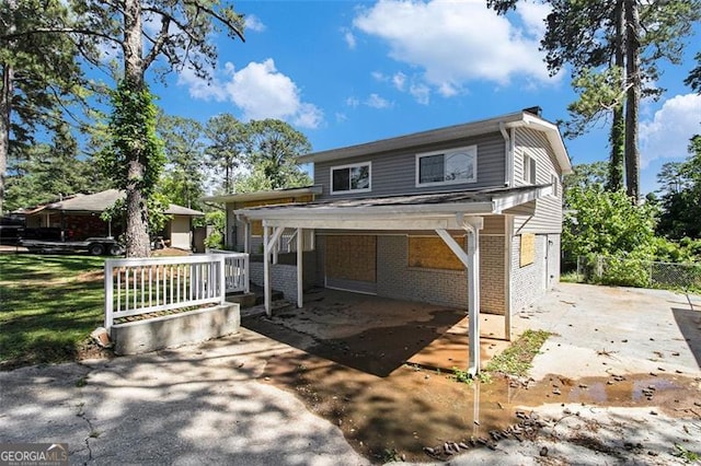 2641 Clifton Springs Rd, Decatur, GA 30034 - view of front of home featuring brick siding and a patio