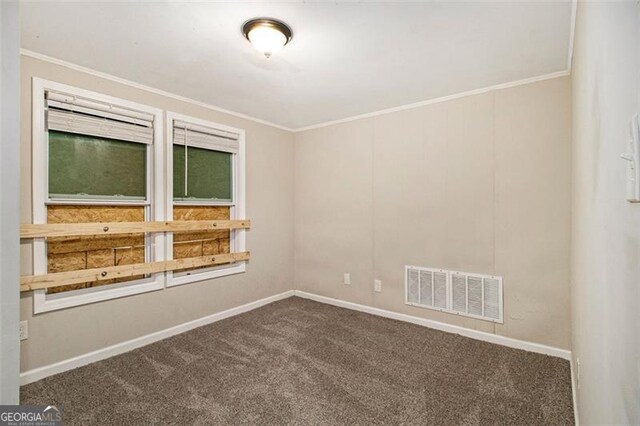 2641 Clifton Springs Rd, Decatur, GA 30034 - spare room featuring carpet, baseboards, and ornamental molding