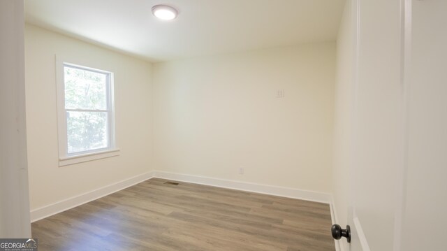 71 Cold Springs Rd, Warm Springs, GA 31830 - empty room featuring wood finished floors and baseboards