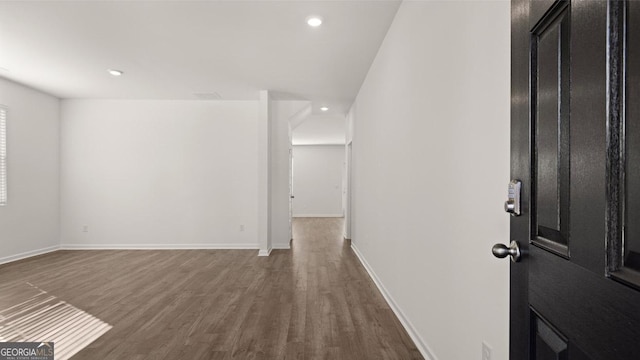 712 Curb Ct, Locust Grove, GA 30248 - foyer entrance with wood finished floors, recessed lighting, and baseboards