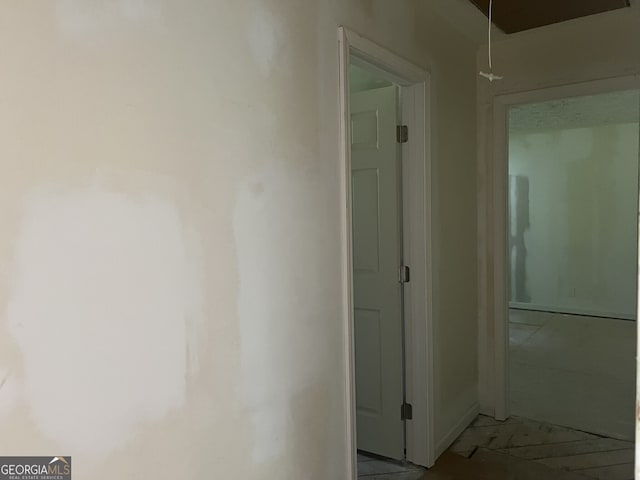 3831 Dillard St, Powder Springs, GA 30127 - hall featuring attic access