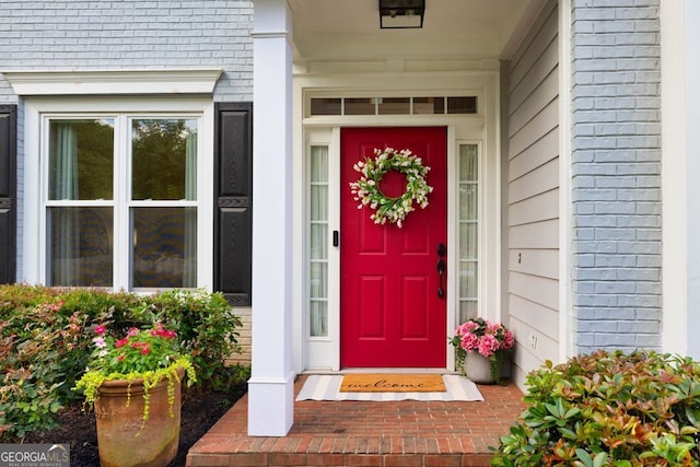 4174 Chatham Crest Ln, Buford, GA 30518 - view of exterior entry with brick siding