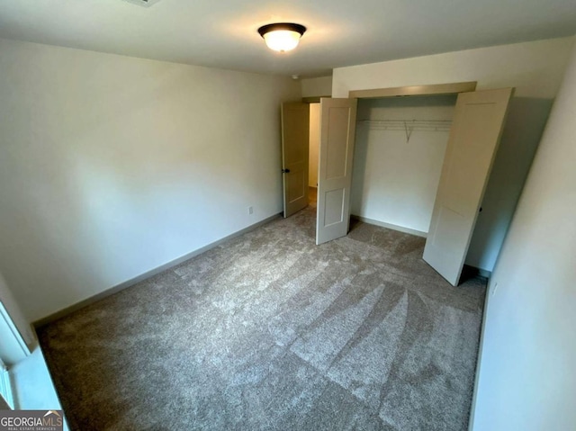 297 Ayers Creek Dr, Toccoa, GA 30577 - unfurnished bedroom featuring light colored carpet, a closet, and baseboards