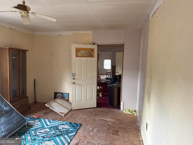 1618 Walls Rd, Sparta, GA 31087 - bedroom featuring ceiling fan