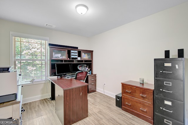 133 Coldwater Ln, Griffin, GA 30224 - home office featuring light wood-style floors and healthy amount of natural light