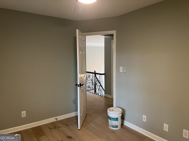 730 Redlion Run, Alpharetta, GA 30022 - unfurnished room with wood finished floors and baseboards