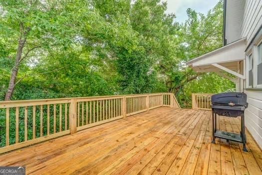 2 E 10th St SW, Rome, GA 30161 - wooden deck featuring grilling area
