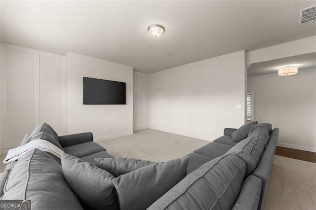 3317 Sweetleaf Ln, Buford, GA 30519 - living room featuring carpet and baseboards