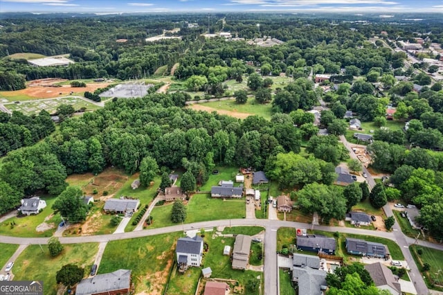 140 Wilbanks St, Buford, GA 30518 - aerial view of property's location with a forest