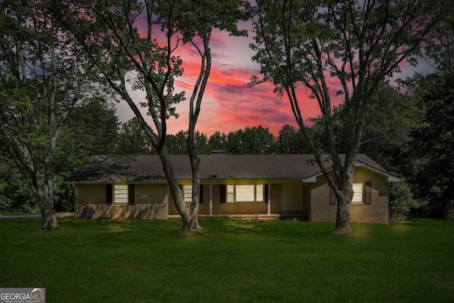 4911 Old Douglasville Rd, Lithia Springs, GA 30122 - single story home with a front yard and brick siding