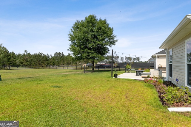 102 Bowline Ln, Kingsland, GA 31548 - view of yard with a patio area