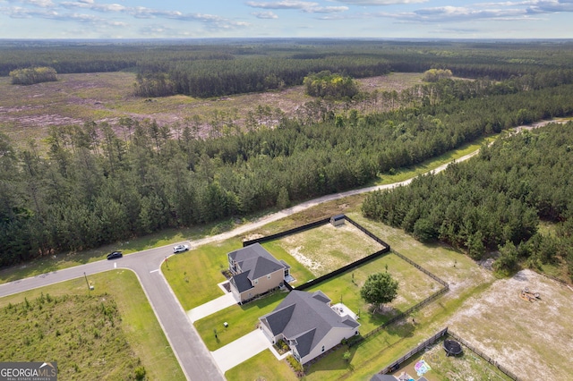 102 Bowline Ln, Kingsland, GA 31548 - aerial overview of property's location with a heavily wooded area