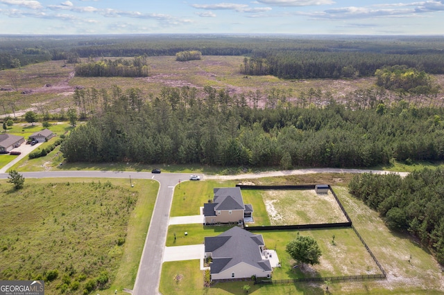 102 Bowline Ln, Kingsland, GA 31548 - bird's eye view of a heavily wooded area