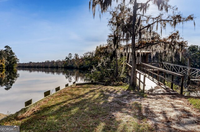 102 Bowline Ln, Kingsland, GA 31548 - dock area featuring a water view