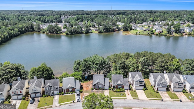 855 Lakeside Cir, Covington, GA 30016 - aerial view of residential area with a large body of water