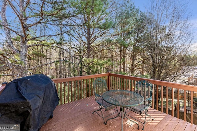 239 Taylors Farm Dr, Canton, GA 30115 - deck with outdoor dining space and grilling area