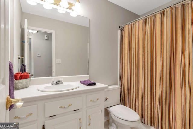 239 Taylors Farm Dr, Canton, GA 30115 - full bathroom featuring toilet and vanity